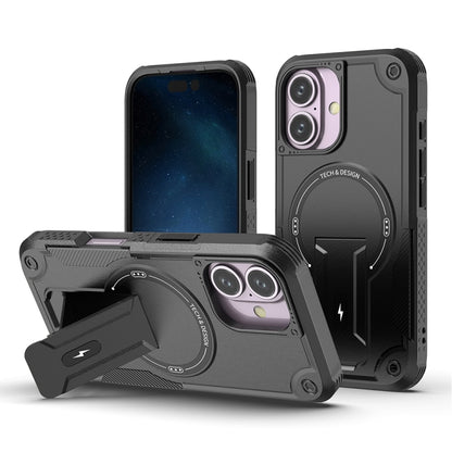 Armor Magsafe Holder PC Hybrid TPU Phone Case