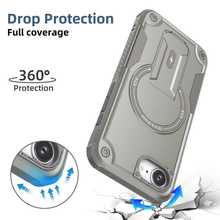 Armor Magsafe Holder PC Hybrid TPU Phone Case