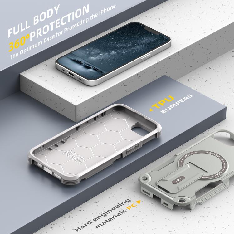 Armor Magsafe Holder PC Hybrid TPU Phone Case