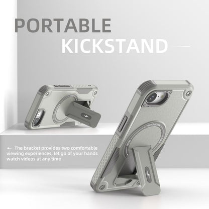 Armor Magsafe Holder PC Hybrid TPU Phone Case