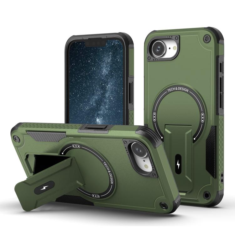 Armor Magsafe Holder PC Hybrid TPU Phone Case