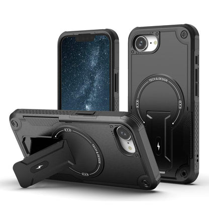 Armor Magsafe Holder PC Hybrid TPU Phone Case