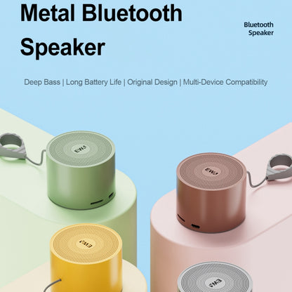EWA A129 Mini Bluetooth 5.0 Bass Radiator Metal Speaker