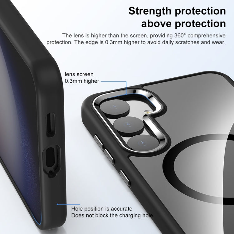 MagSafe Anti-fingerprint Highly Transparent PC Phone Case, For Samsung Galaxy S25 5G�������������...