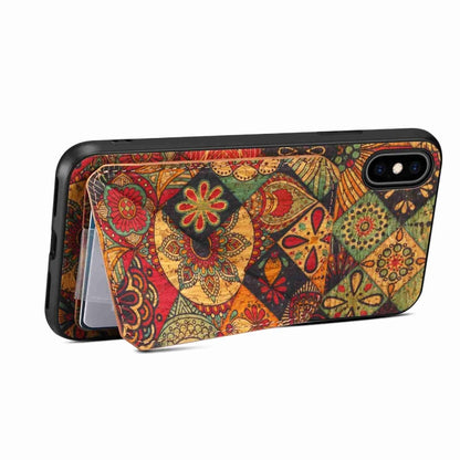 Dual Card Slot Holder Phone Case, For iPhone XS Max, For iPhone 8 Plus / 7 Plus