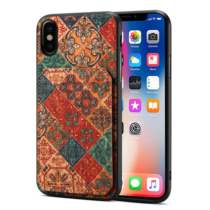Dual Card Slot Holder Phone Case, For iPhone XS Max, For iPhone 8 Plus / 7 Plus