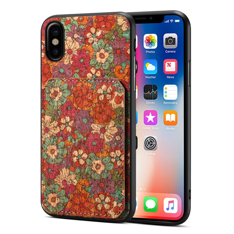 Dual Card Slot Holder Phone Case, For iPhone XS Max, For iPhone 8 Plus / 7 Plus