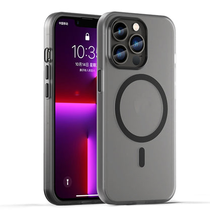 MagSafe Frosted Translucent TPU + PC Full Coverage Phone Case