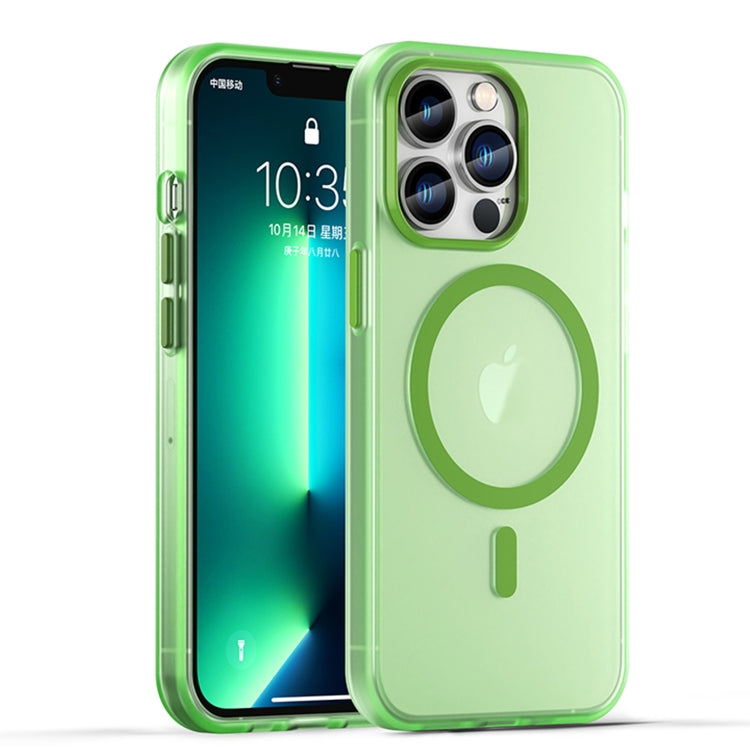 MagSafe Frosted Translucent TPU + PC Full Coverage Phone Case