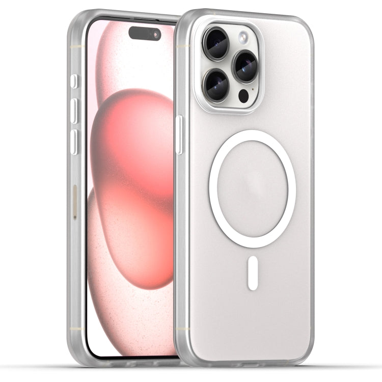 MagSafe Frosted Translucent TPU + PC Full Coverage Phone Case