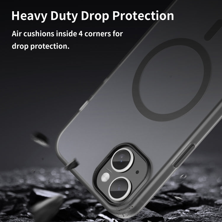 MagSafe Frosted Translucent TPU + PC Full Coverage Phone Case