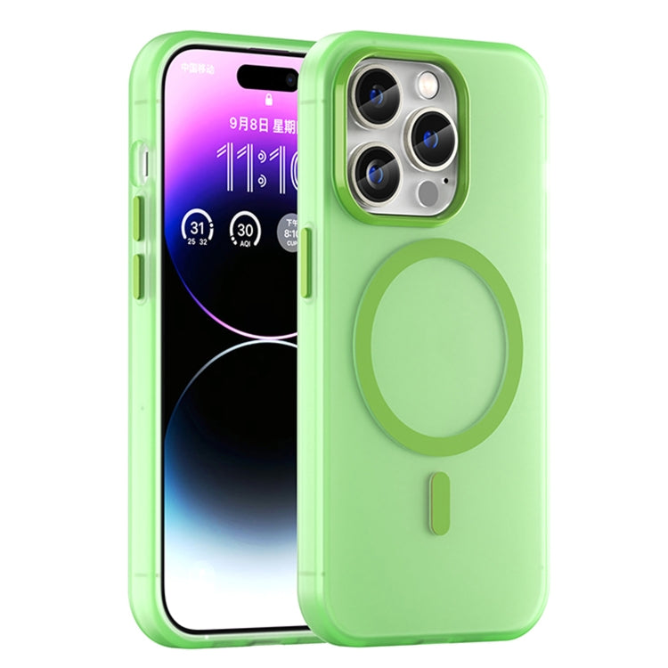 MagSafe Frosted Translucent TPU + PC Full Coverage Phone Case