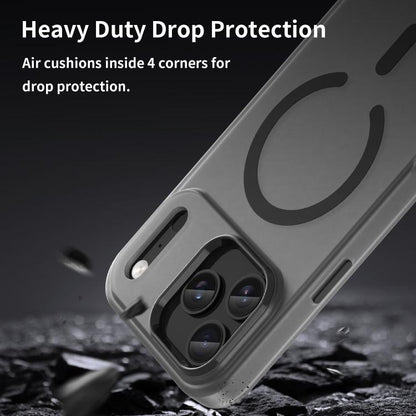 MagSafe Frosted Translucent TPU + PC Full Coverage Phone Case