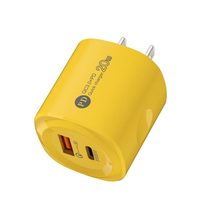 PD20W Type-C + USB QC3.0 Charging Charger