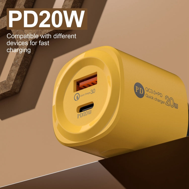 PD20W Type-C + USB QC3.0 Charging Charger