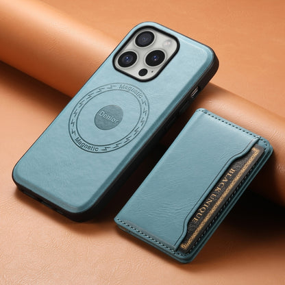 Denior Cowhide Texture Leather MagSafe Detachable Wallet Phone Case