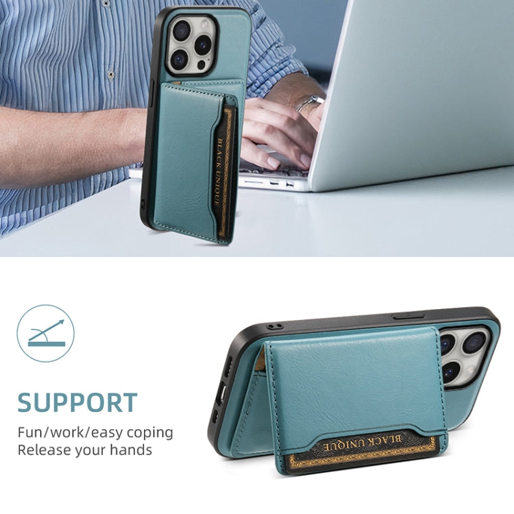 Denior Cowhide Texture Leather MagSafe Detachable Wallet Phone Case