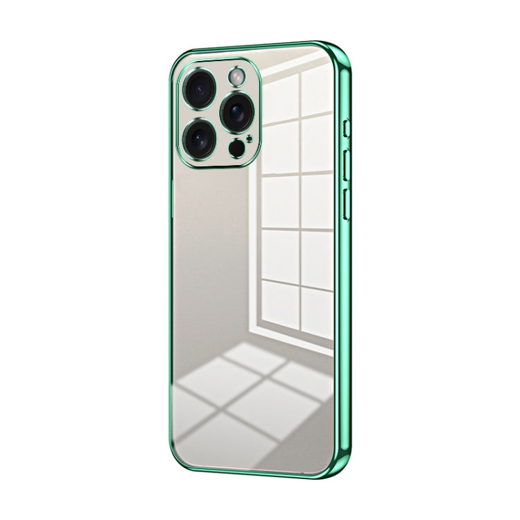 Transparent Plating Fine Hole Phone Case