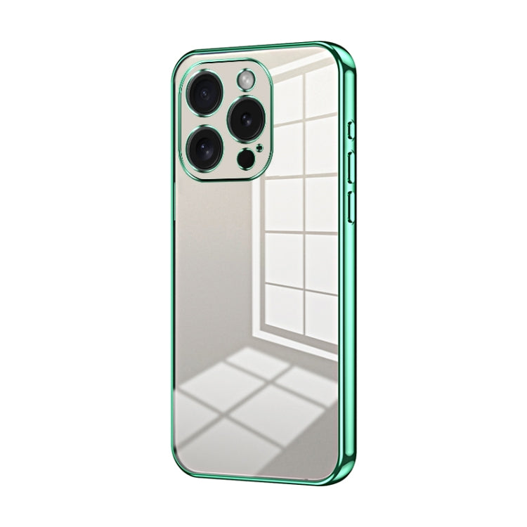 Transparent Plating Fine Hole Phone Case