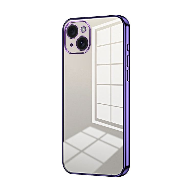 Transparent Plating Fine Hole Phone Case