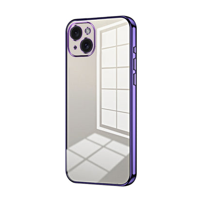 Transparent Plating Fine Hole Phone Case