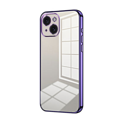 Transparent Plating Fine Hole Phone Case