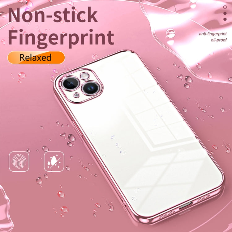 Transparent Plating Fine Hole Phone Case