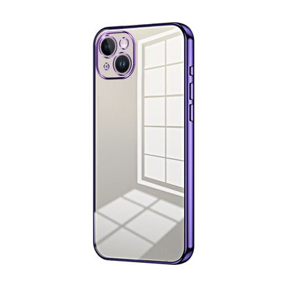 Transparent Plating Fine Hole Phone Case