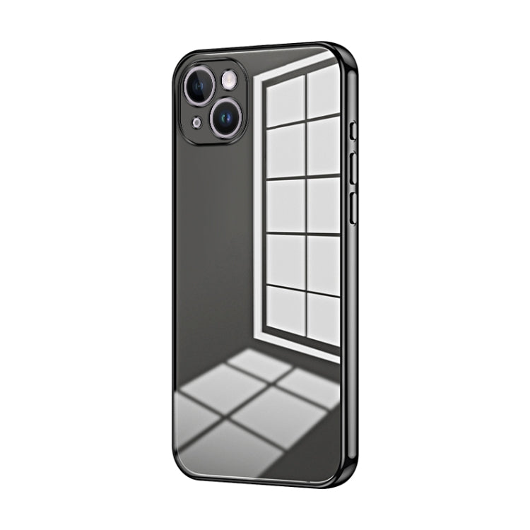 Transparent Plating Fine Hole Phone Case