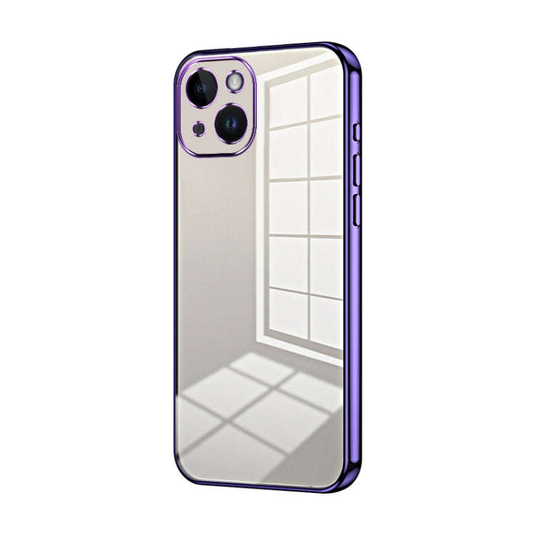 Transparent Plating Fine Hole Phone Case