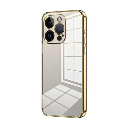 Transparent Plating Fine Hole Phone Case