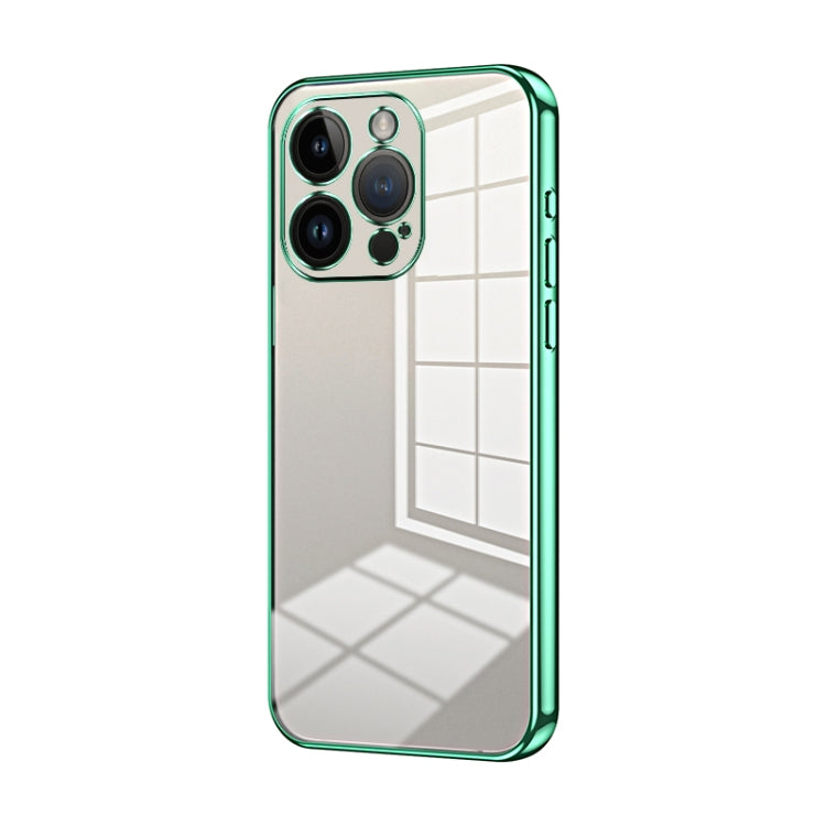 Transparent Plating Fine Hole Phone Case