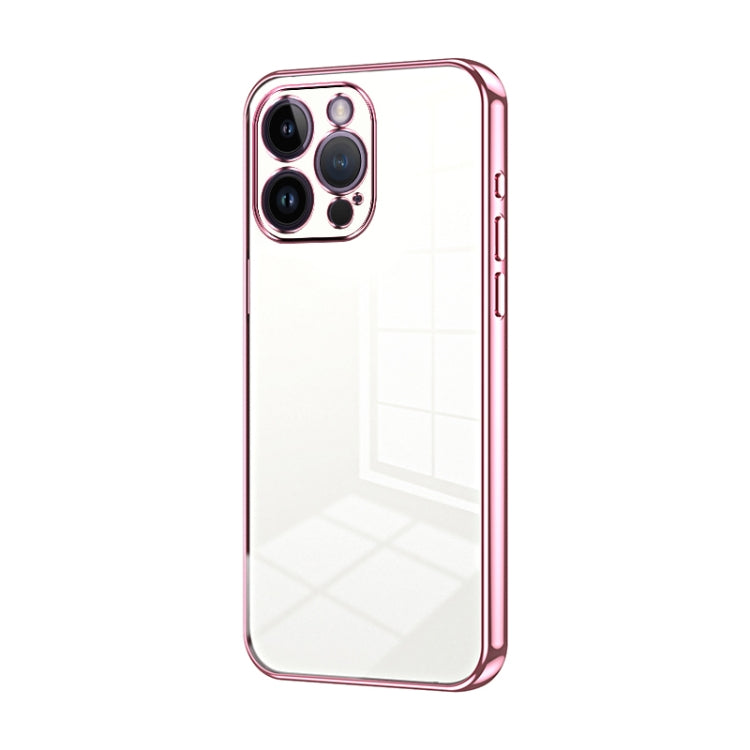 Transparent Plating Fine Hole Phone Case
