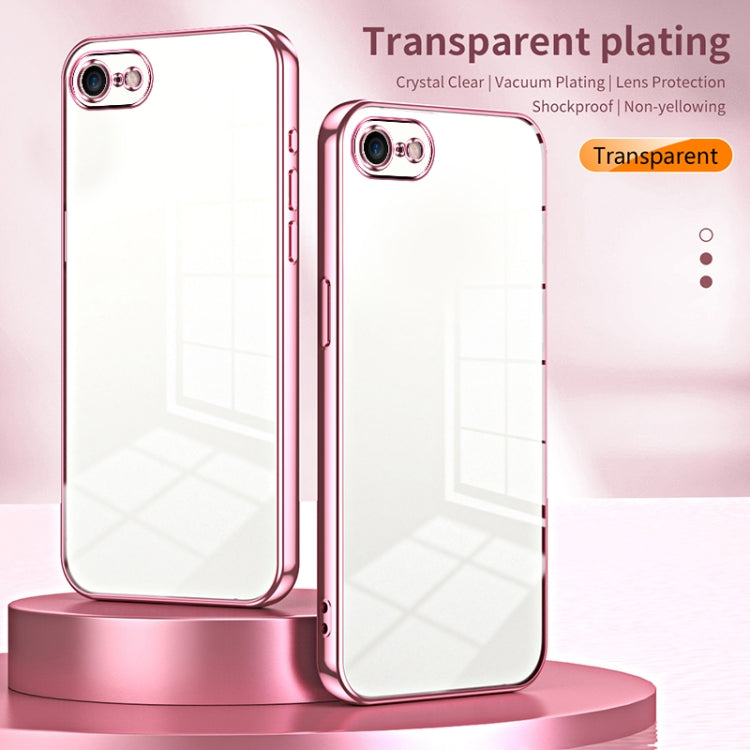 Transparent Plating Fine Hole Phone Case