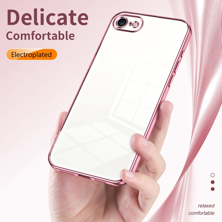 Transparent Plating Fine Hole Phone Case