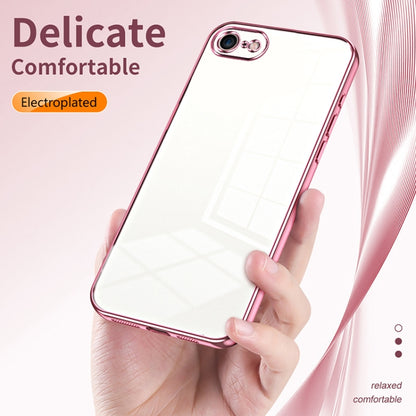 Transparent Plating Fine Hole Phone Case