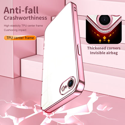 Transparent Plating Fine Hole Phone Case