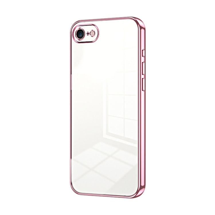 Transparent Plating Fine Hole Phone Case