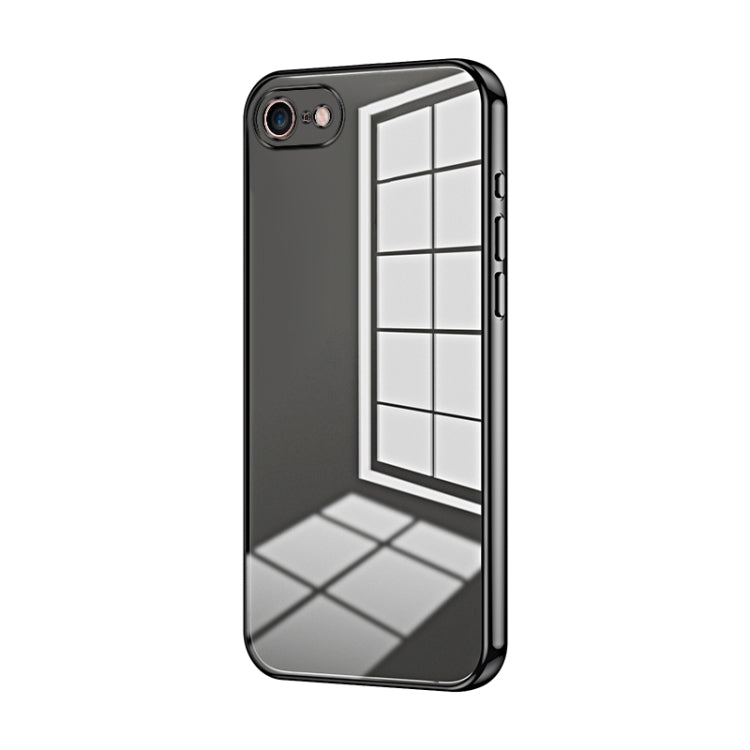 Transparent Plating Fine Hole Phone Case