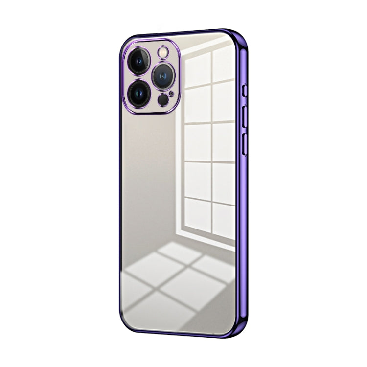 Transparent Plating Fine Hole Phone Case