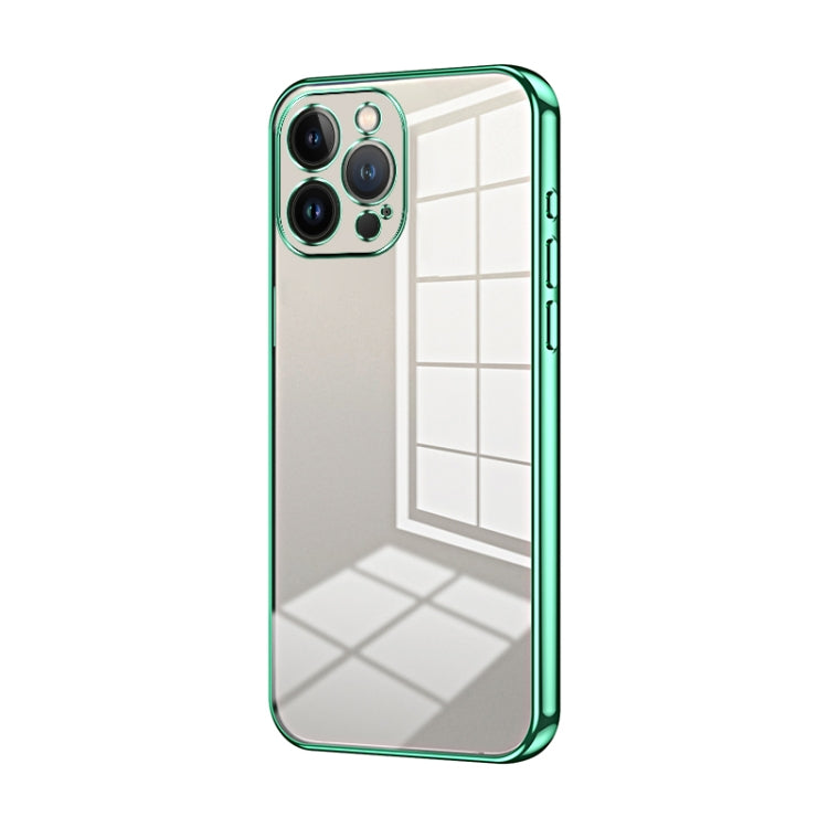 Transparent Plating Fine Hole Phone Case
