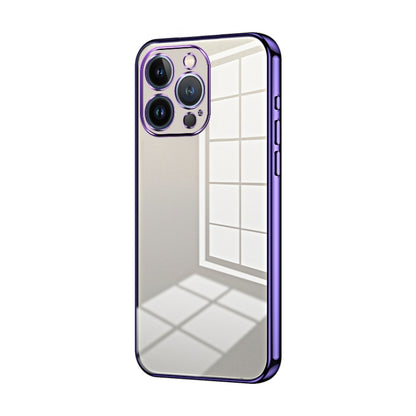 Transparent Plating Fine Hole Phone Case