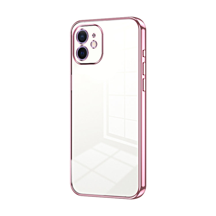 Transparent Plating Fine Hole Phone Case