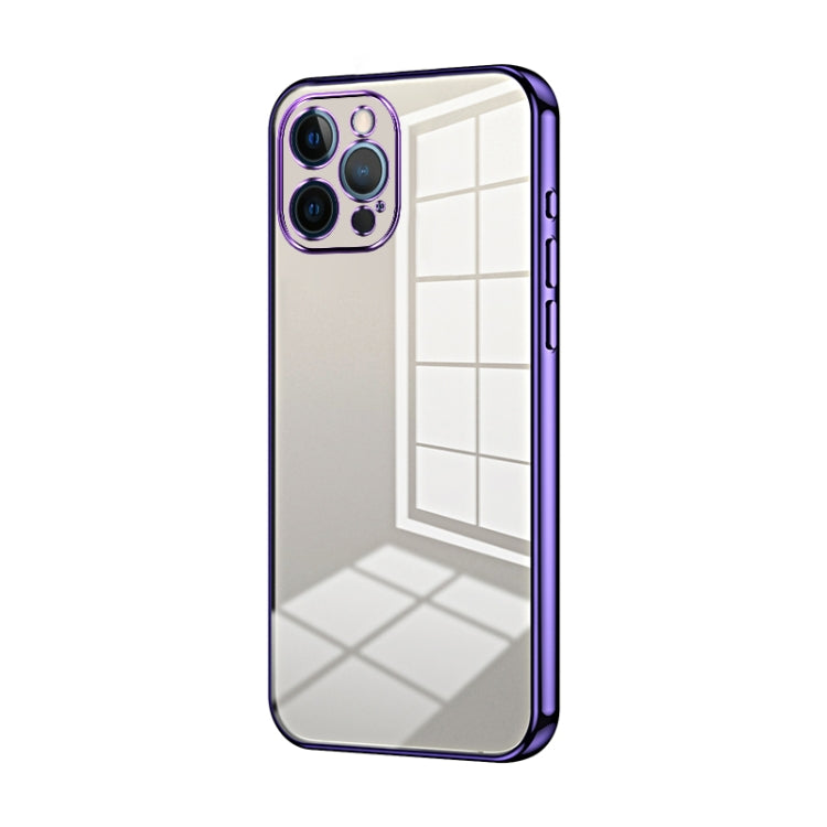 Transparent Plating Fine Hole Phone Case