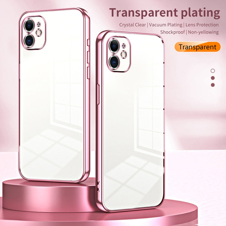 Transparent Plating Fine Hole Phone Case
