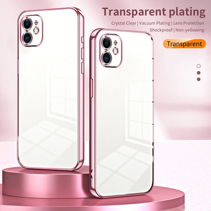 Transparent Plating Fine Hole Phone Case
