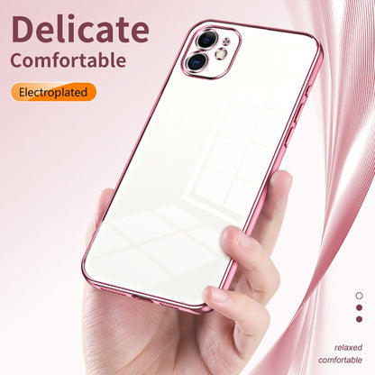 Transparent Plating Fine Hole Phone Case
