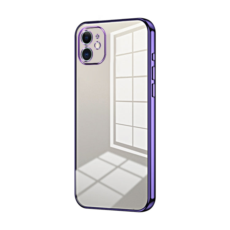 Transparent Plating Fine Hole Phone Case