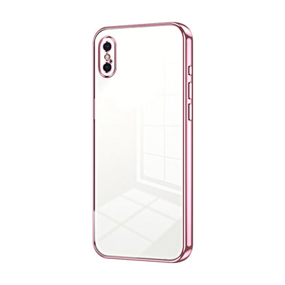 Transparent Plating Fine Hole Phone Case