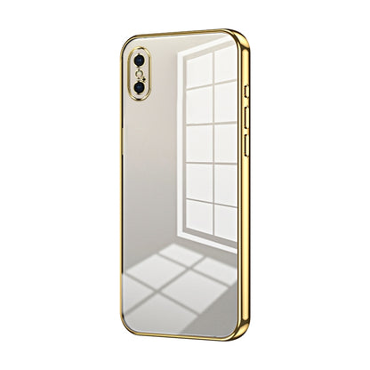 Transparent Plating Fine Hole Phone Case